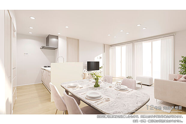 【12号地 リビング】完成予想図