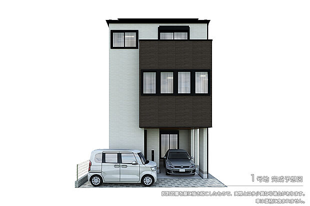 【1号地 庭・外構】完成予想図