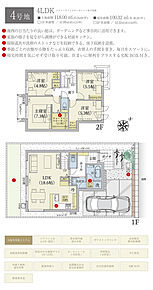 間取・外構植栽図は設計図書を基に描き起こしたもので実際とは多少異なる場合があります。 家具・家電・備品・車・自転車等は価格に含まれません。 