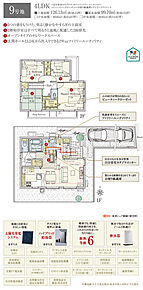 間取・外構植栽図は設計図書を基に描き起こしたもので実際とは多少異なる場合があります。 家具・家電・備品・車両等は価格に含まれません。 