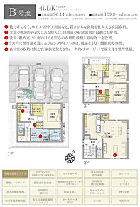 間取・外構植栽図は設計図書を基に描き起こしたもので実際とは多少異なる場合があります。 家具・家電・備品・車両等は価格に含まれません。 