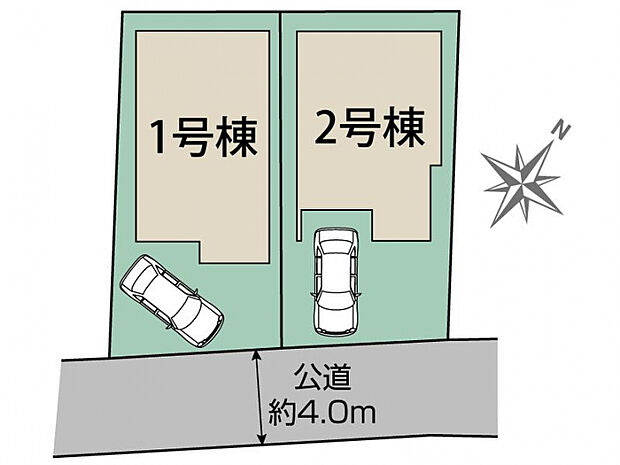 相模原市中央区上溝4丁目2棟 区画図