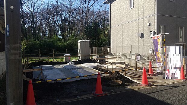 販売現地、一種低層の住宅地です