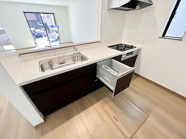 【キッチン】G号棟、カウンターキッチン、食洗機付き