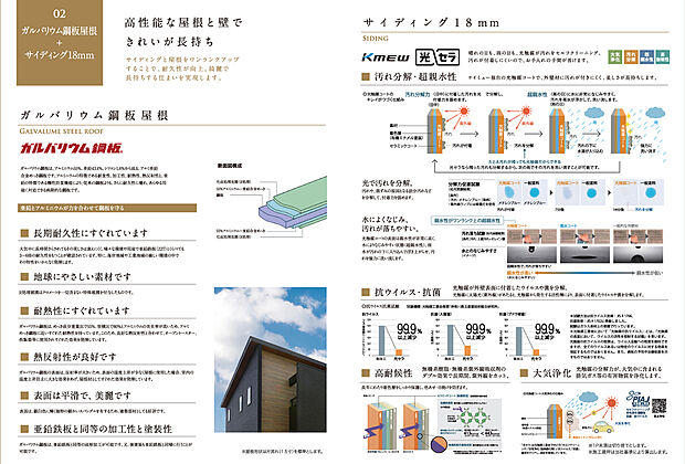 【藤井トワラス　限定オプションパック(2)】ガルバリウム鋼板屋根+サイディング18mm