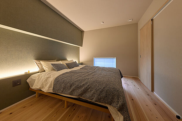 ホテルライクな寝室