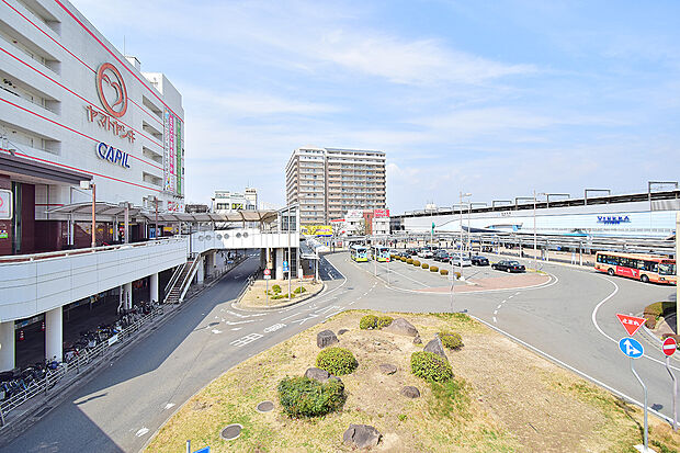 様々な施設がそろう、加古川駅周辺も生活圏内！