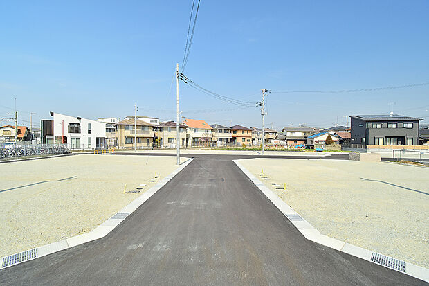 【【現地写真】】（モデルハウス建築前に撮影）