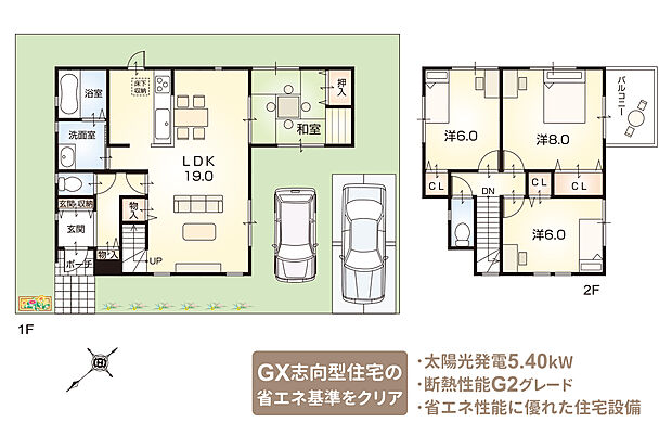 【4LDK】（外構工事付、消費税込）