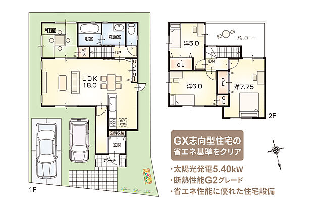 【4LDK】【ZEH仕様 + G2グレード仕様付】(外構工事付、消費税込)