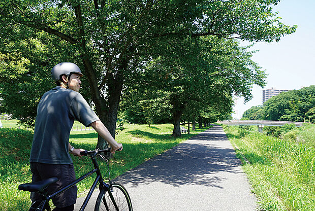 大堀川(現地より徒歩7分)
