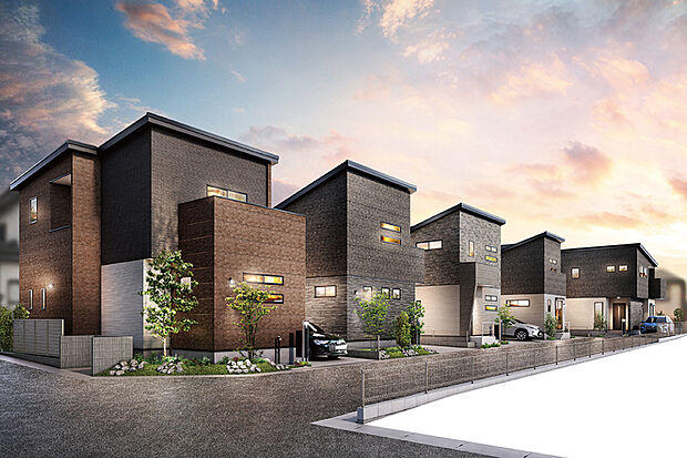 石目調の品格がただよう落ち着きの街並み