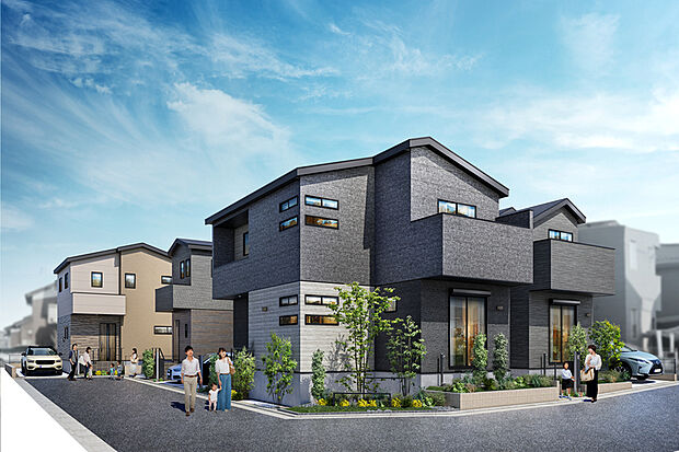 モダンな外観デザインが街を彩り風格と品格を纏った街区計画