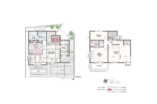 【3LDK(4LDK対応可)】3LDK(4LDK対応可)+ステアリビング+土間収納+パントリー+リネン庫+ウォークインクローゼット