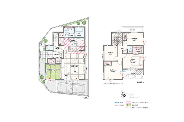 【5LDK】5LDK+土間収納+パントリー+リネン庫+ウォークインクローゼット