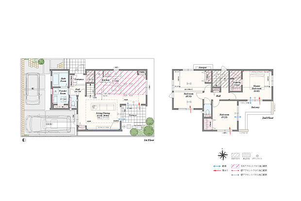 【3LDK(4LDK対応可※別途有償)】3LDK(4LDK対応可※別途有償)+土間収納+パントリー+リネン庫+ウォークインクローゼット