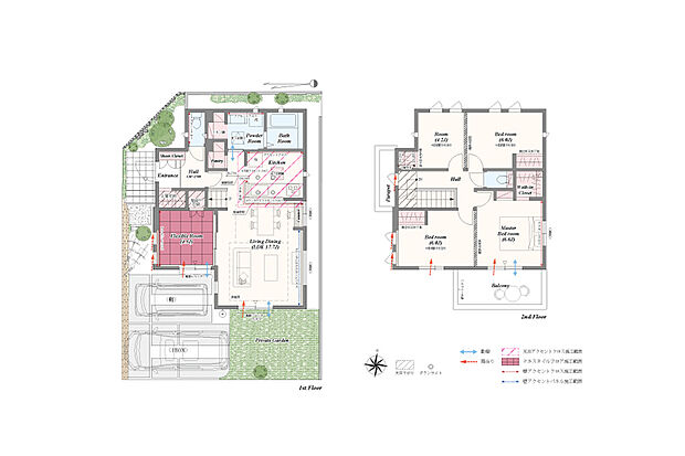 【5LDK(3・4LDK対応可※別途有償)】5LDK(3・4LDK対応可※別途有償)+土間収納+パントリー+リネン庫+ウォークインクローゼット