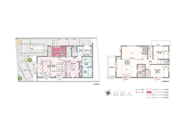 【3LDK(4・5LDK対応可※別途有償)】3LDK(4・5LDK対応可※別途有償)+土間収納+パントリー+リネン庫+ウォークインクローゼット