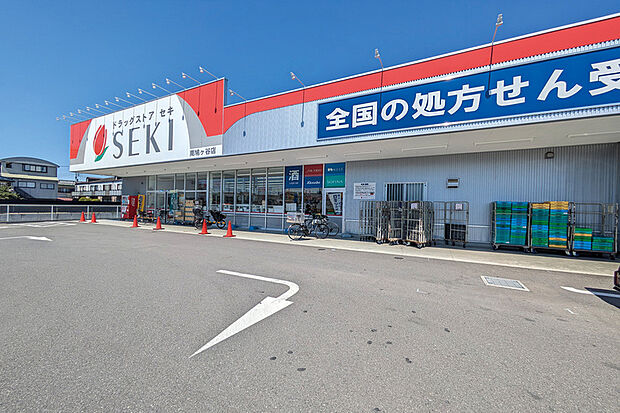ドラッグストアセキ南鳩ヶ谷店（現地より徒歩13分）