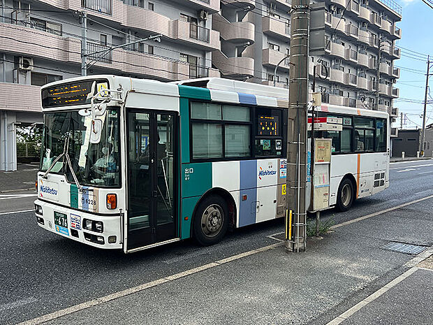 西鉄「片上」バス停