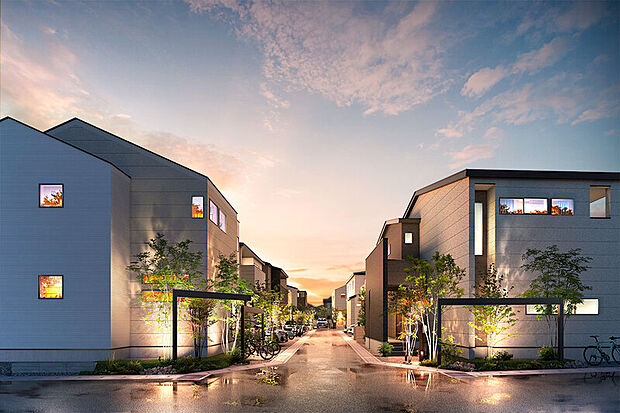 【自分らしく、あるがままの暮らしが叶う】
それぞれ異なる魅力と個性を持ち合わせたブランドが隣り合わせて並び立つ街並み。新たな繋がりや価値観が育まれ、住まうほどに愛着が湧きます。※街並完成予想図