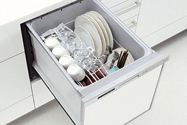 【【食器洗浄乾燥機】】面倒な後片付けをサポートするビルトインタイプの食器洗い乾燥機です。毎日の家事を時間短縮してくれます。※写真はイメージです。