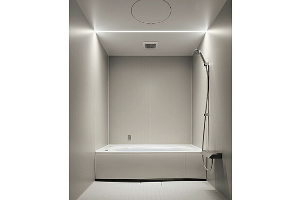 【【浴室/Panasonicオフローラ】】時間にも気持ちにもゆとりが生まれる、キレイが保てるバスルーム。洗練されたデザインと、お掃除性にも配慮しています。※写真はイメージです。