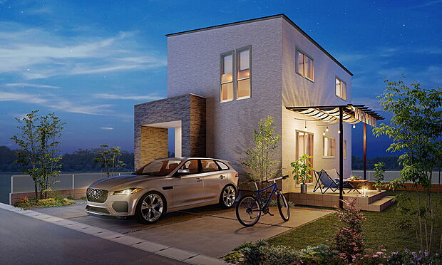 【プラン例　26坪　二階建て】
商品名：『SODATEL - アウトドアを楽しむ家 -』
本体価格：1365.8万円(税込)
※パッケージオプション250万円含む諸費用が別途掛かります。