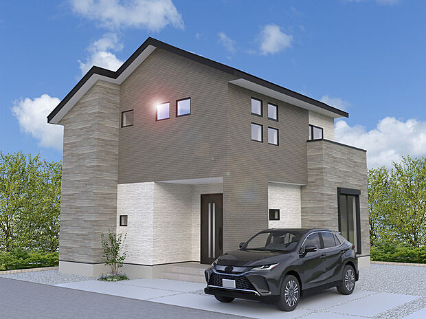 【17号棟外観完成予想図】※パースは設計図面を基にした完成予想図です。