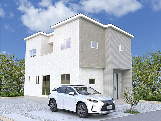 【3号棟　外観イメージ】
※画像は設計図面を基に作成したイメージです。