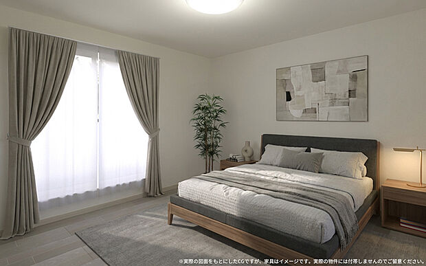 【内観完成予想図】※パースは設計図面を基にした完成予想図です。※家具はイメージです。