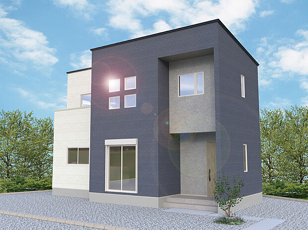 【3号棟外観完成予想図】※パースは設計図面を基にした完成予想図です。