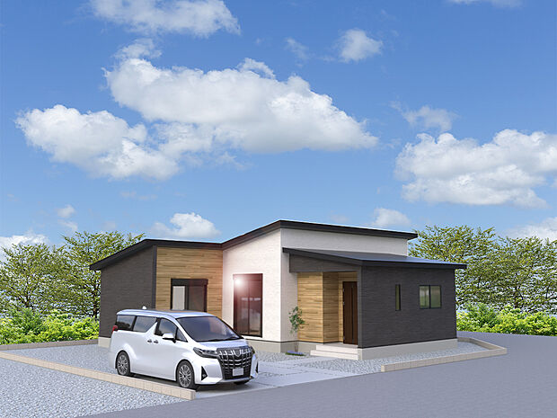 【3号棟外観完成予想図】※パースは設計図面を基にした完成予想図です。