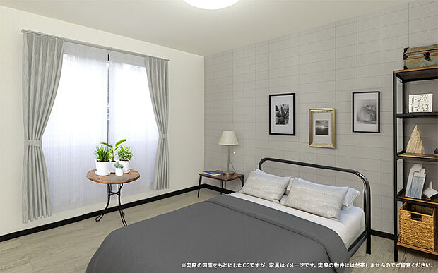 【【2号棟 主寝室イメージ】】【1号棟 LDKイメージ】