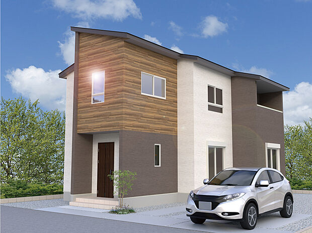 【【4号棟外観完成予想図】】※パースは設計図面を基にした完成予想図です。