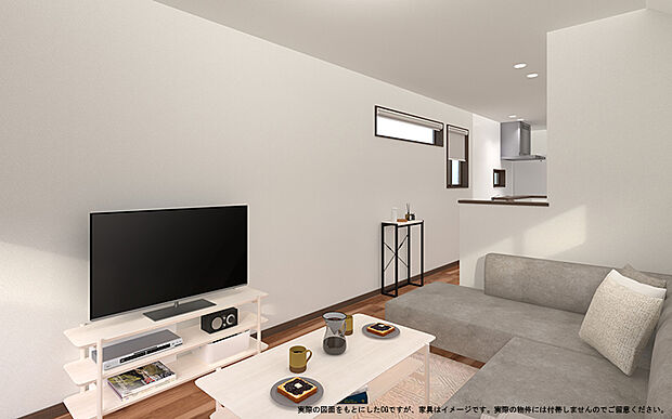 【【LDK　イメージパース】】※画像は設計図面を基に作成したイメージです。