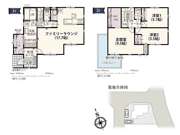 【3LDK】JR宇都宮線「氏家」駅：徒歩10分（750ｍ） さくら市立氏家小学校：徒歩18分（1400ｍ） さくら市立氏家中学校：徒歩38分（3000ｍ） さくらどろんこ保育園：徒歩19分（1500ｍ） フードオアシスオータニ 氏家店：徒歩19分（1500ｍ） カワチ薬品 さくら店：徒歩28分（2200ｍ） 草川第2公園：徒歩3分（230ｍ） さくら市 卯の里庁舎：徒歩7分（550ｍ） さくらクリニック：徒歩9分（650ｍ） ビックワンさくらモール：徒歩28分（2200ｍ）