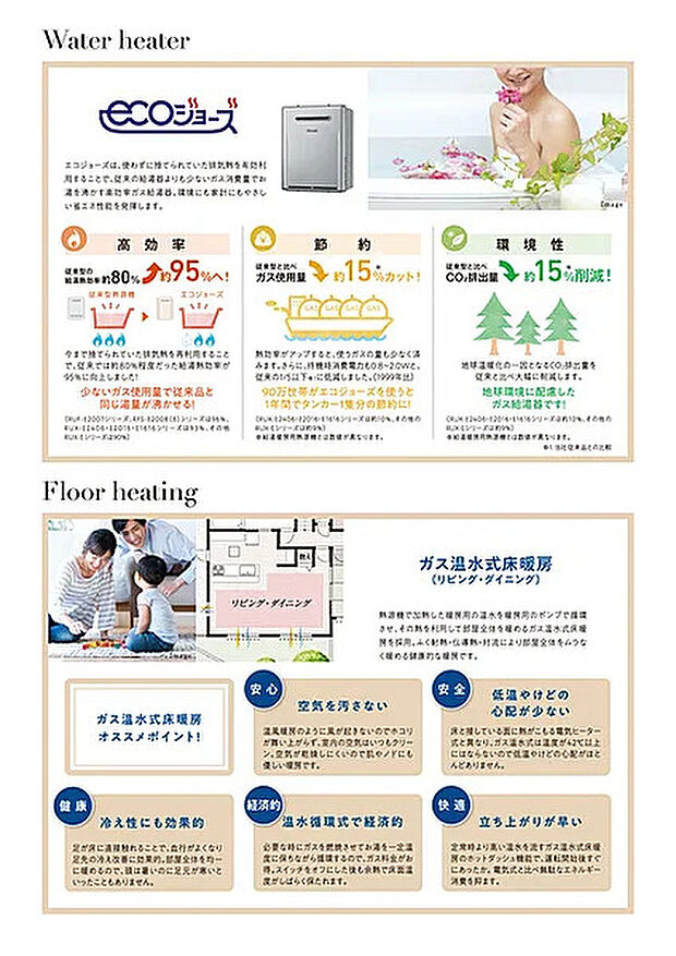 【【給湯器】】少ないガス量で効率よくお湯を沸かす、
ガス代を賢く節約できる省エネ給湯器です。