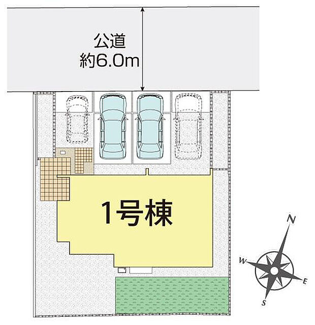 四街道市みそら4丁目1棟 区画図