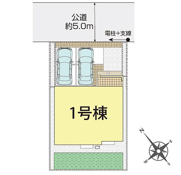 四街道市旭ケ丘2丁目2期1棟　区画図