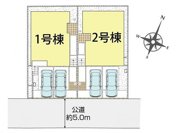 千葉市若葉区千城台南1丁目2棟 区画図