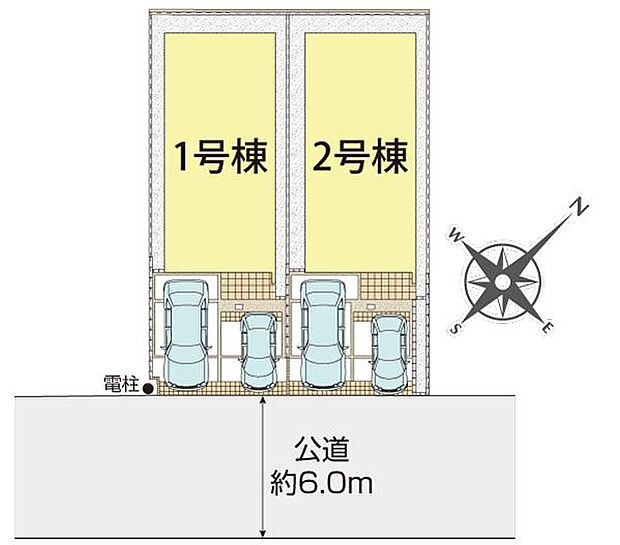 千葉市美浜区磯辺1丁目2期2棟 区画図