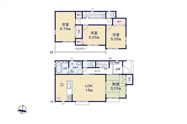 間取り図/B号棟