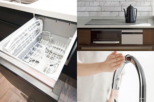 【設備イメージ】IHクッキングヒーターを採用。火を使用しない為、火災リスクを抑えられ、表面が平らな形状の為、掃除しやすいこともメリットです。