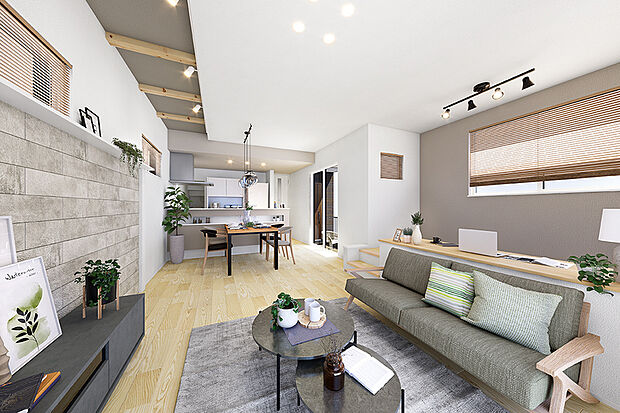 【意匠と機能を両立する、質の良い暮らしの提案】
陽光を取り込む大きな開口や、住空間を彩る機能性のある設備仕様。 心地よさと個性を演出した2つのプランスタイルをご用意しました。