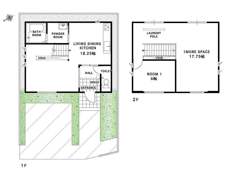ライフスタイルの変化に合わせて、部屋数を自由に変更可能なS・O・Uタイプの家。住んでからも部屋数を変更することができ、ライフステージに最適な間取りが実現できます。/20号地外観完成予想図
