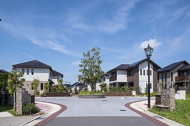 【始発駅、徒歩5～9分】イオン・大型公園に隣接する、全172区画の先進の大規模ヴィラレジデンス。（※総区画数に対する徒歩分数）