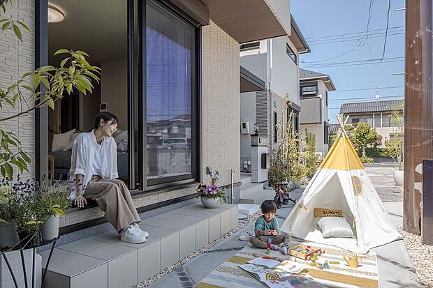 戸建てならではのお庭空間