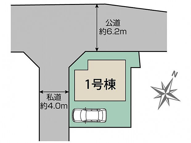 調布市入間町2丁目1棟 区画図