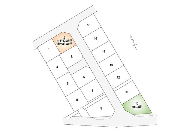 【ブロードヴィレッジ8今市】区画図